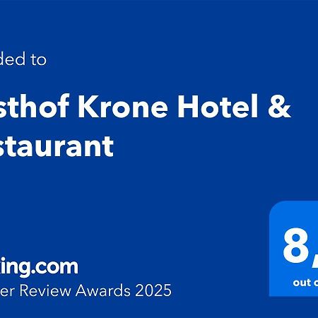 Gasthof Krone Hotel & Restaurant FDH Extérieur photo